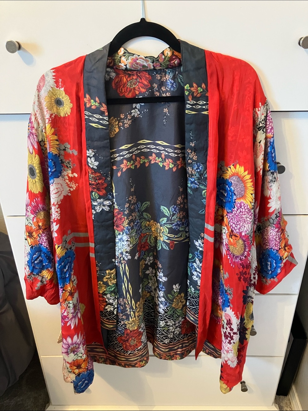 Johnny Was NARNIAY KIMONO REVERSIBLE - Picture 5 of 5